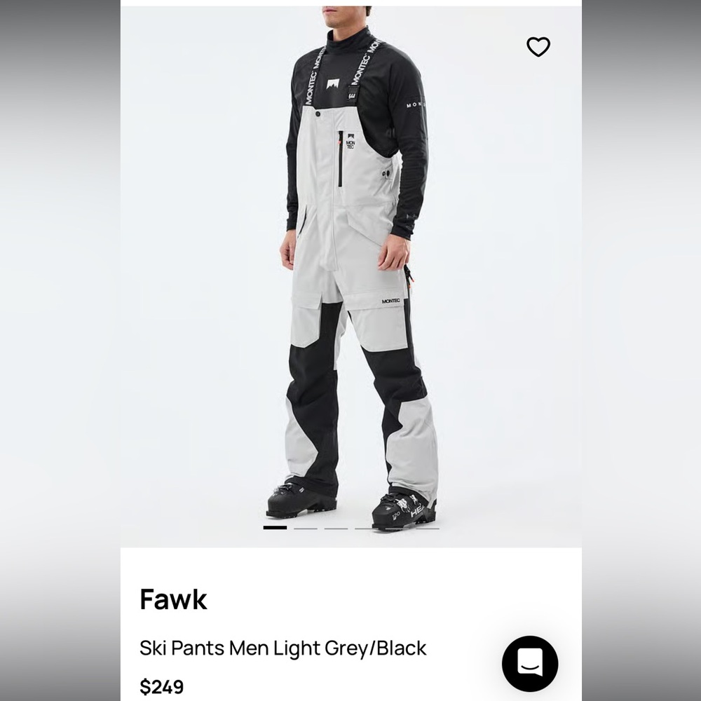 Montec Men’s Ski Bib Pants